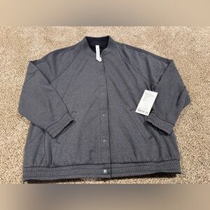 Lululemon Women’s Charcoal Snap-Front Jacket